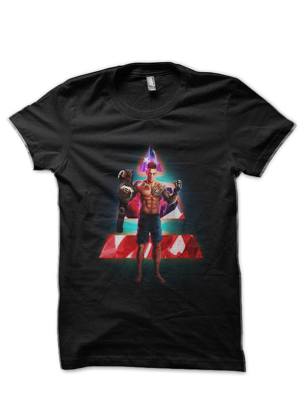 Dustin Poirier Black T-Shirt Style005