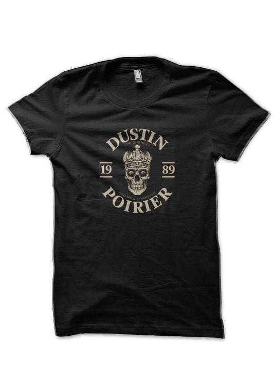 Dustin Poirier Black T-Shirt Style003