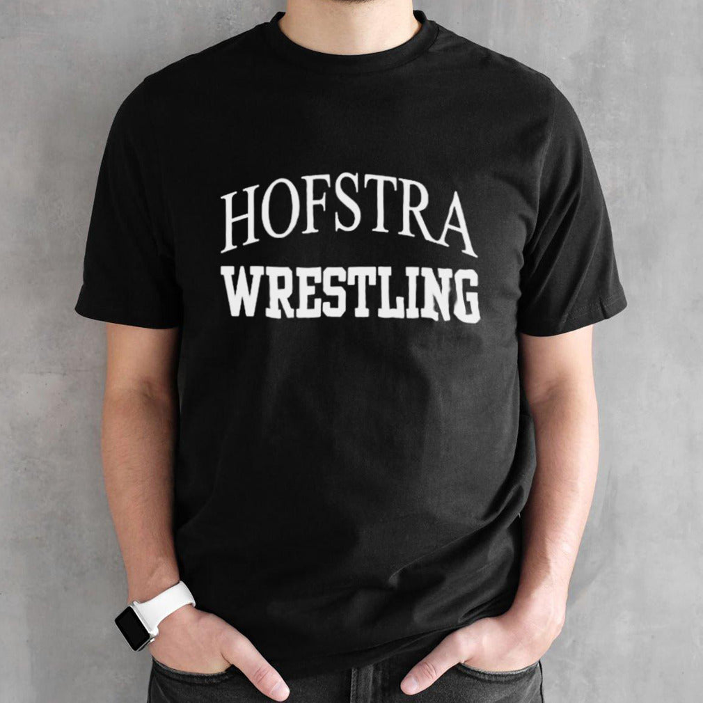 Dwayne Johnson hofstra wrestling shirt