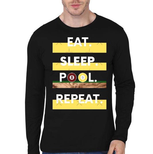 Eat Sleep Pool Repeat T-Shirt Style001