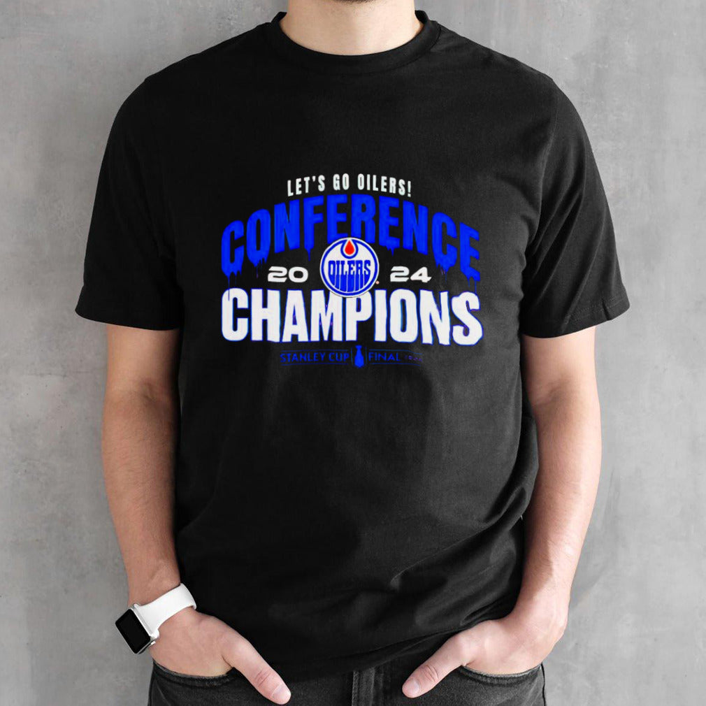 Edmonton Oilers letâ€™s go Oilers 2024 Western Conference Champions shirt