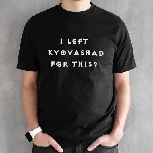 Elon Musk wearing i left kyovashad for this shirt