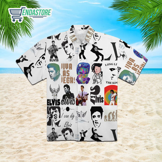 Elvis Presley All Over Print Hawaiian Shirt