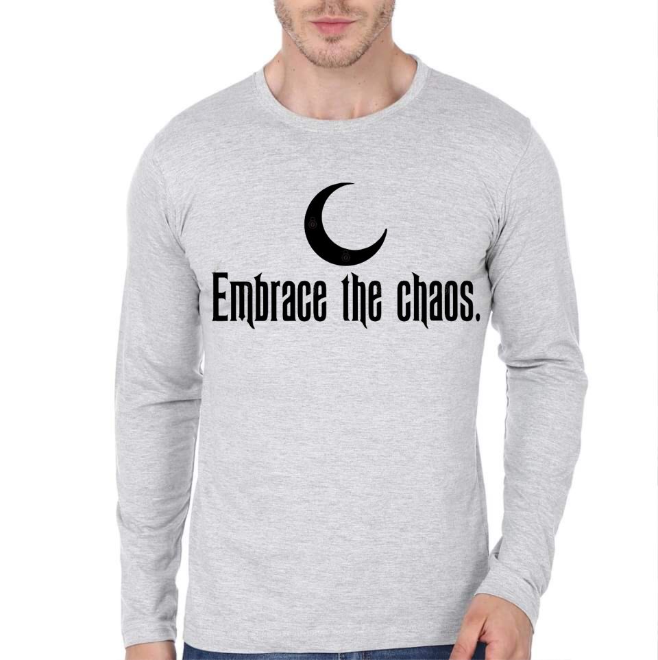 Embrace The Chaos Full Sleeve T-Shirt Style001