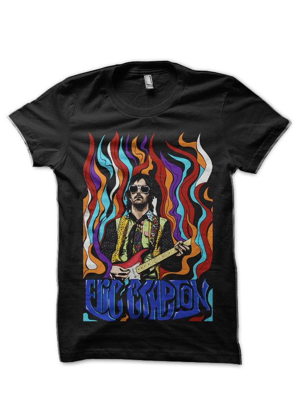 Eric Clapton Black T-Shirt Style001