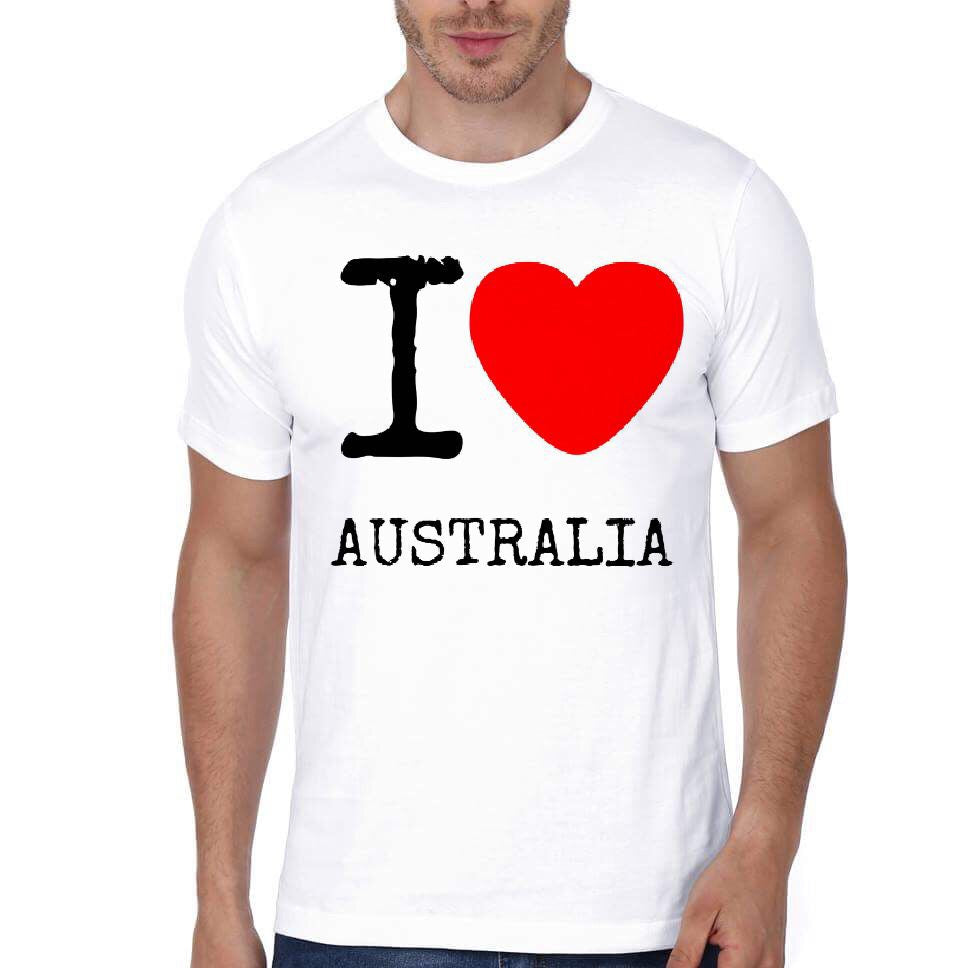 I Love Australia White T-Shirt