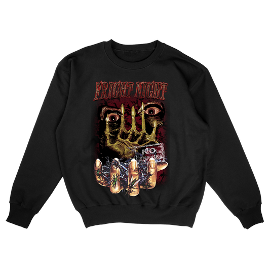 Fright Night Sweatshirt – Retro Horror Movie Hoodie, 80s Vampire Streetwear for Cult Film Fans