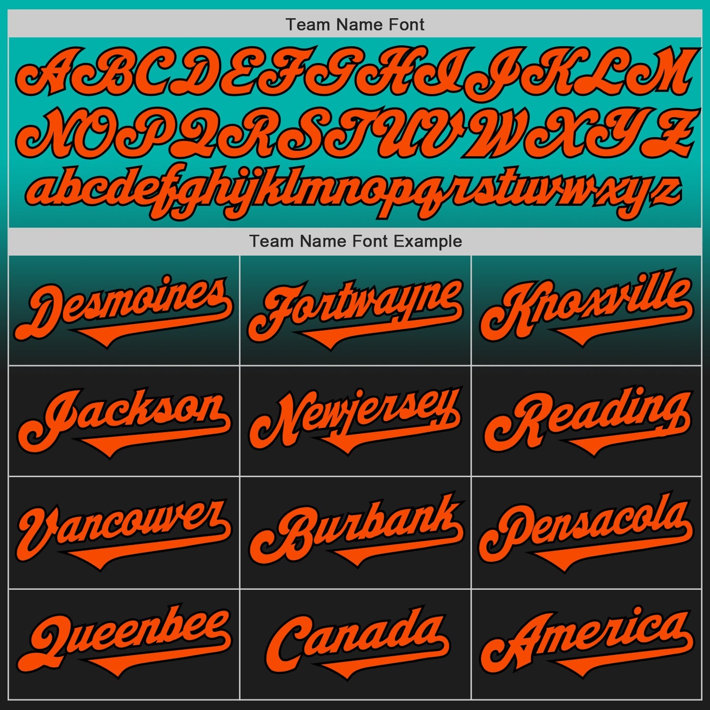 Custom Aqua Orange-Black Authentic Fade Fashion Baseball Jersey