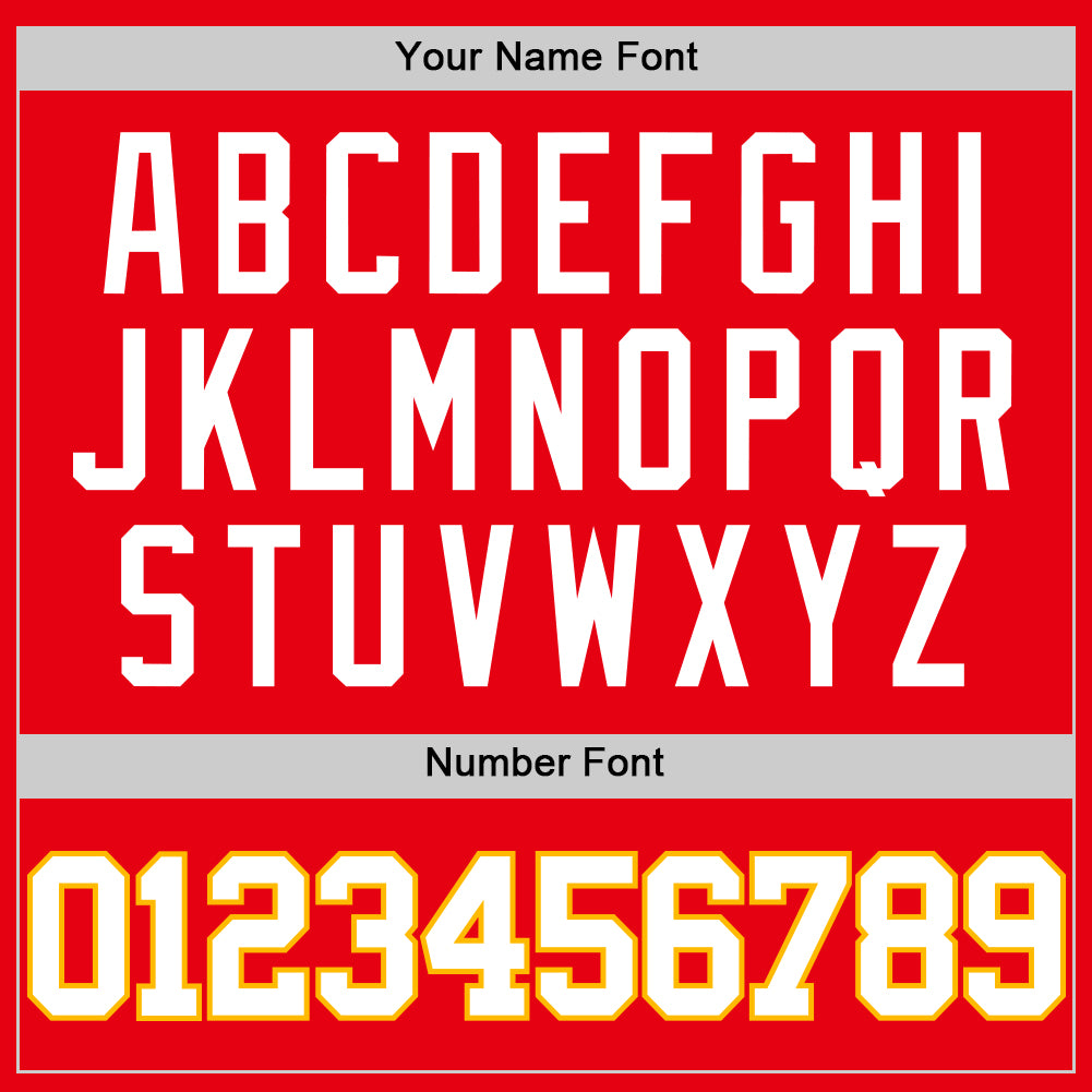 Custom Fire Red White-Gold Authentic Basketball Jersey