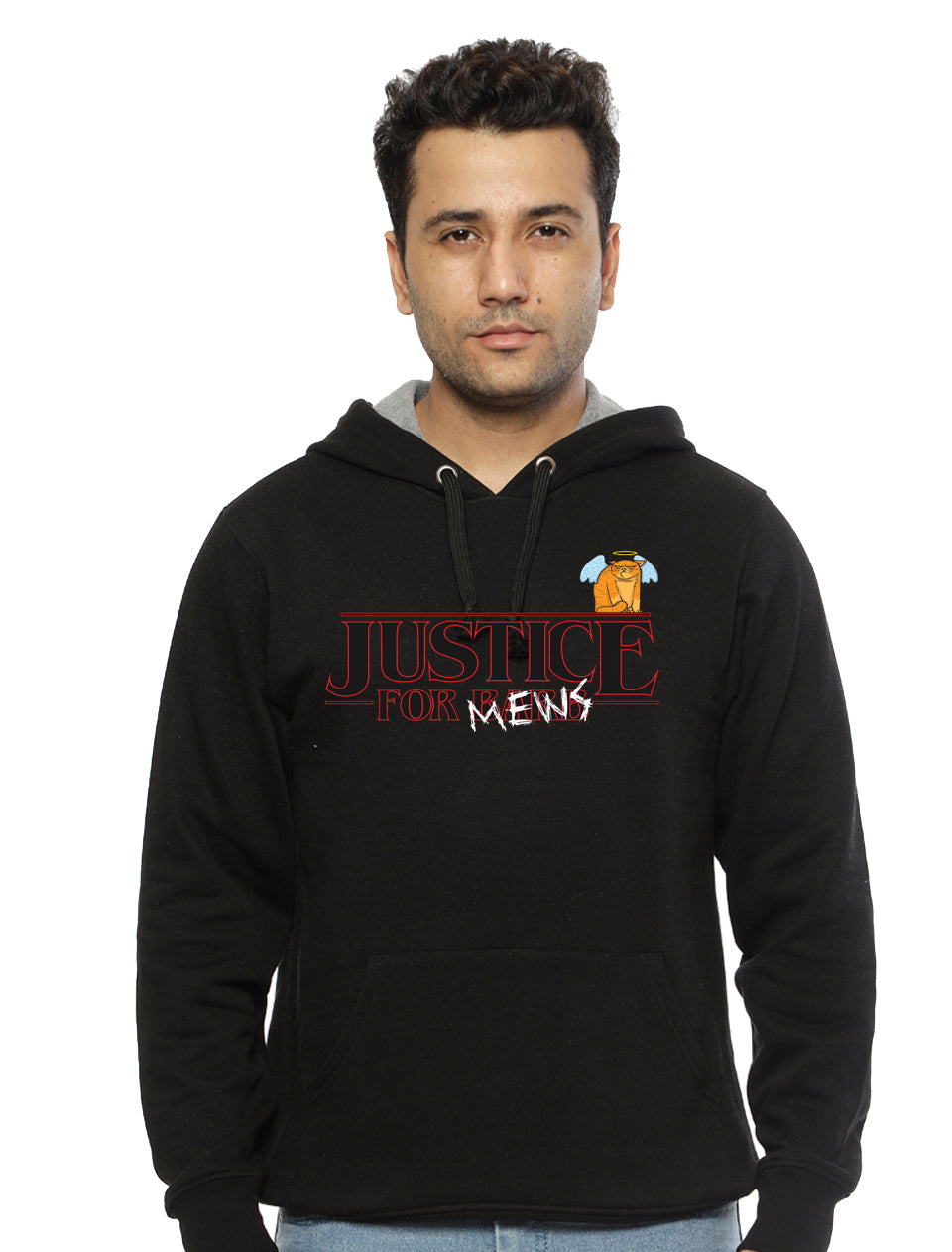 Justice For Mews Black Hoodie