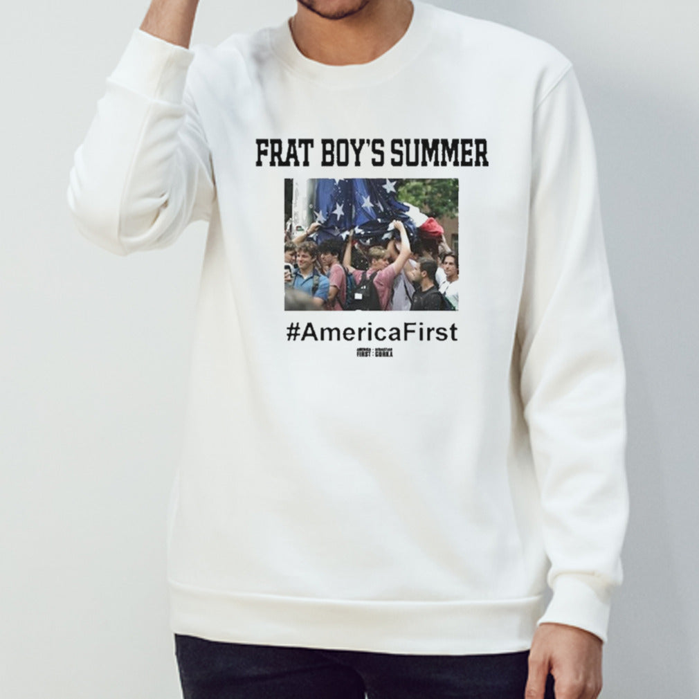 Frat boyâ€™s summer America first shirt