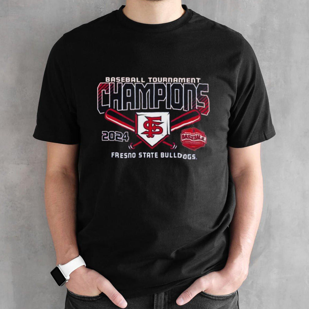 Fresno State Bulldogs 2024 Mountain West Baseball Conference Tournament Champions shirt