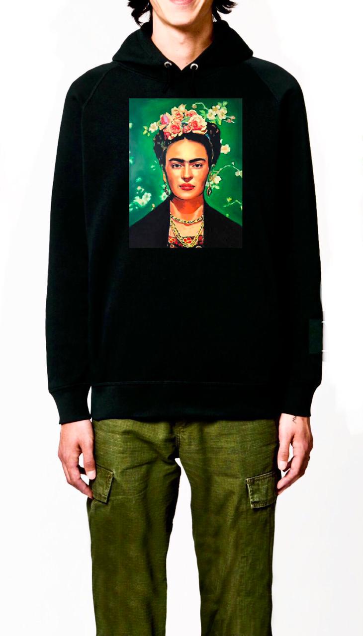 Frida Kahlo Black Hoodie