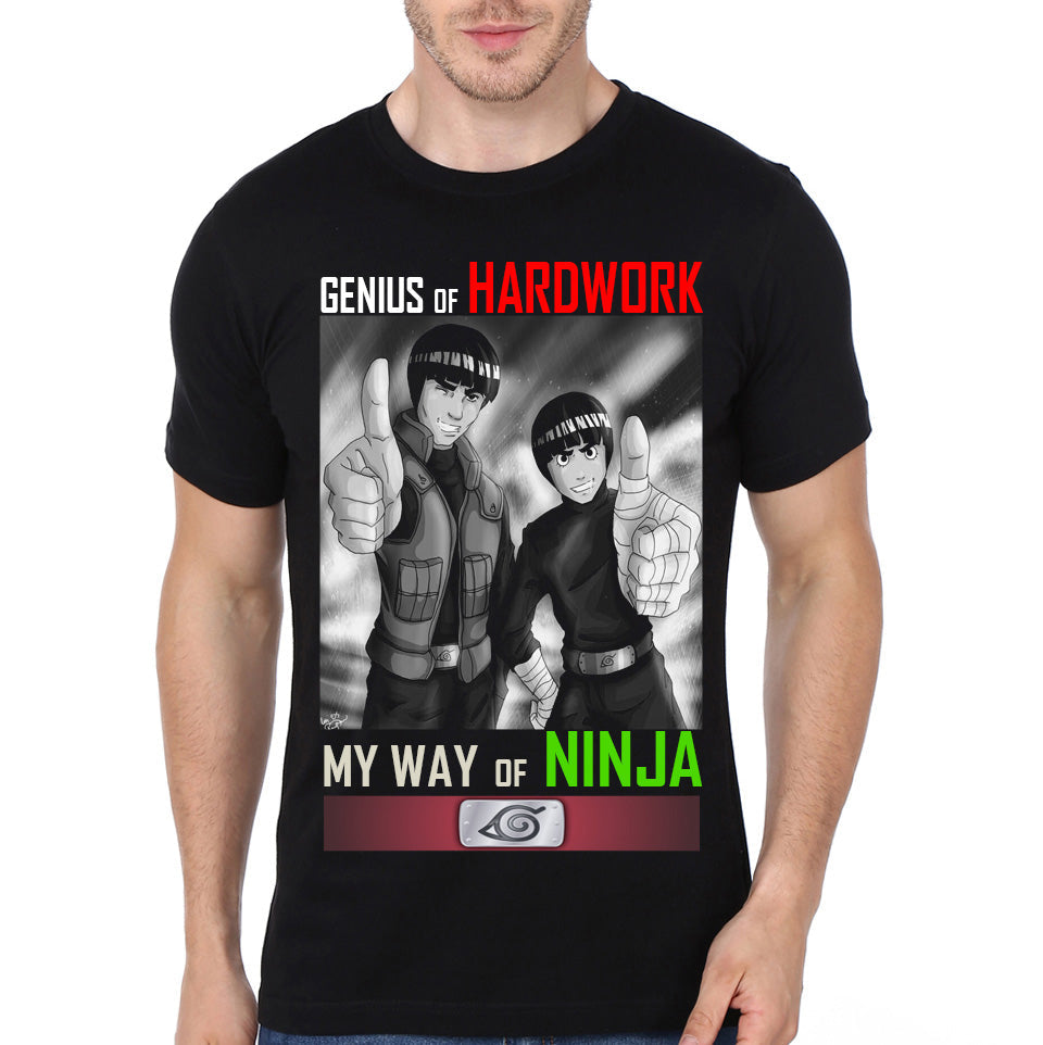 Genius Of Hard Work Black T-Shirt