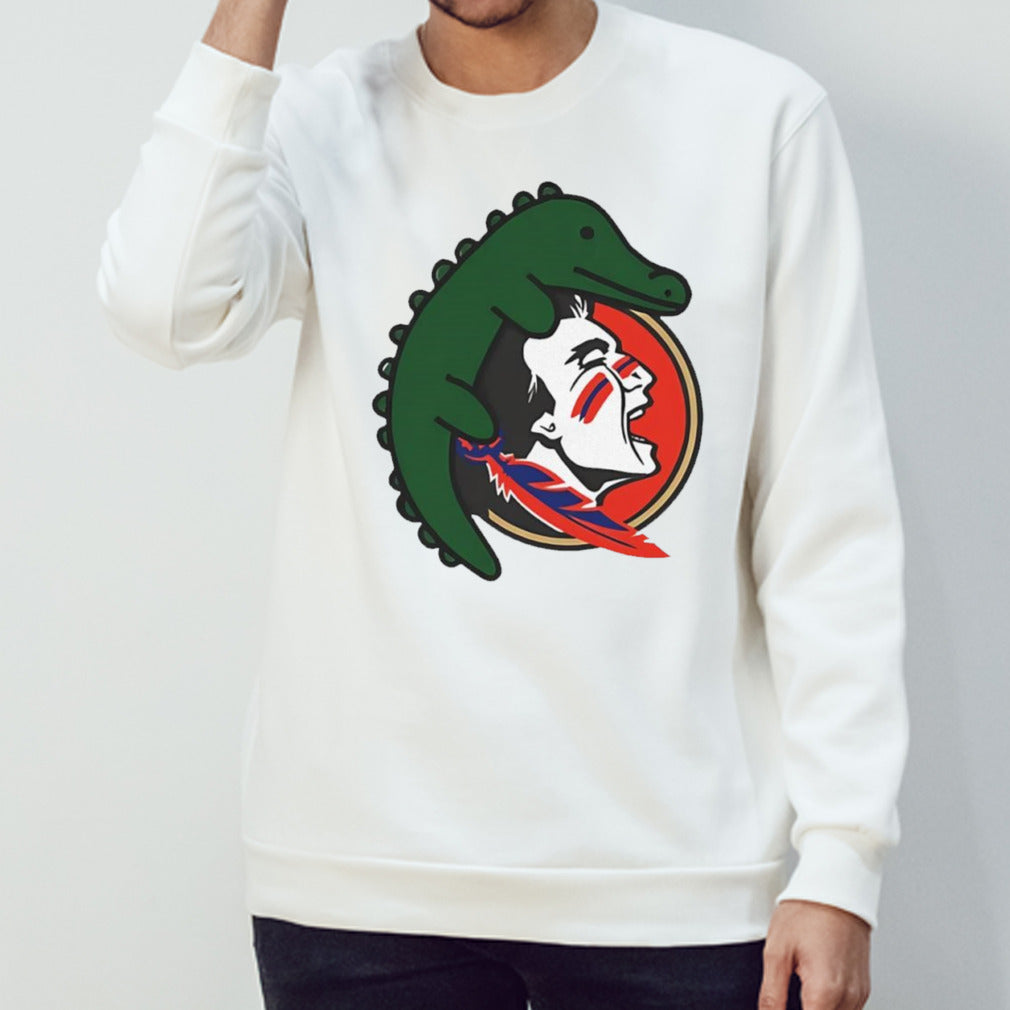 Gator can cooler logo meme shirt