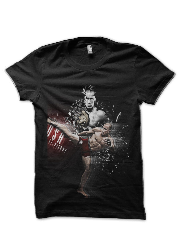 Georges St. Pierre Black T-Shirt Style003