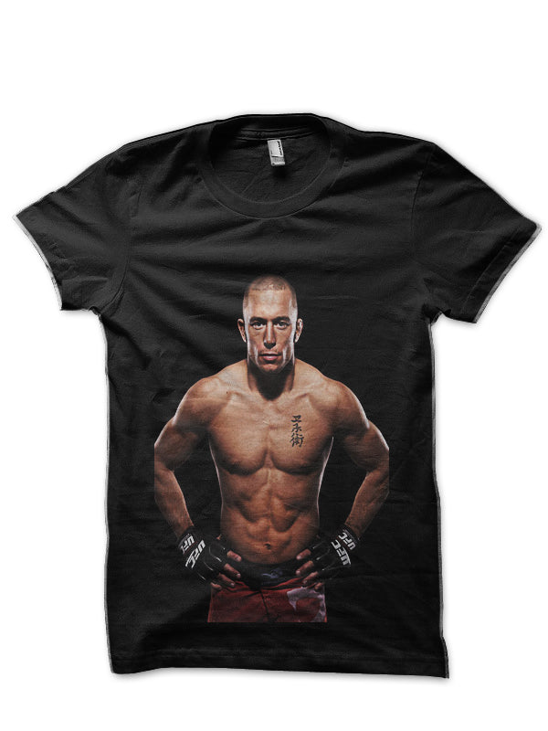 Georges St. Pierre Black T-Shirt Style002