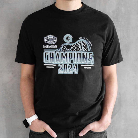 Georgetown Hoyas 2024 Big East Menâ€™s Lacrosse Tournament Champions shirt
