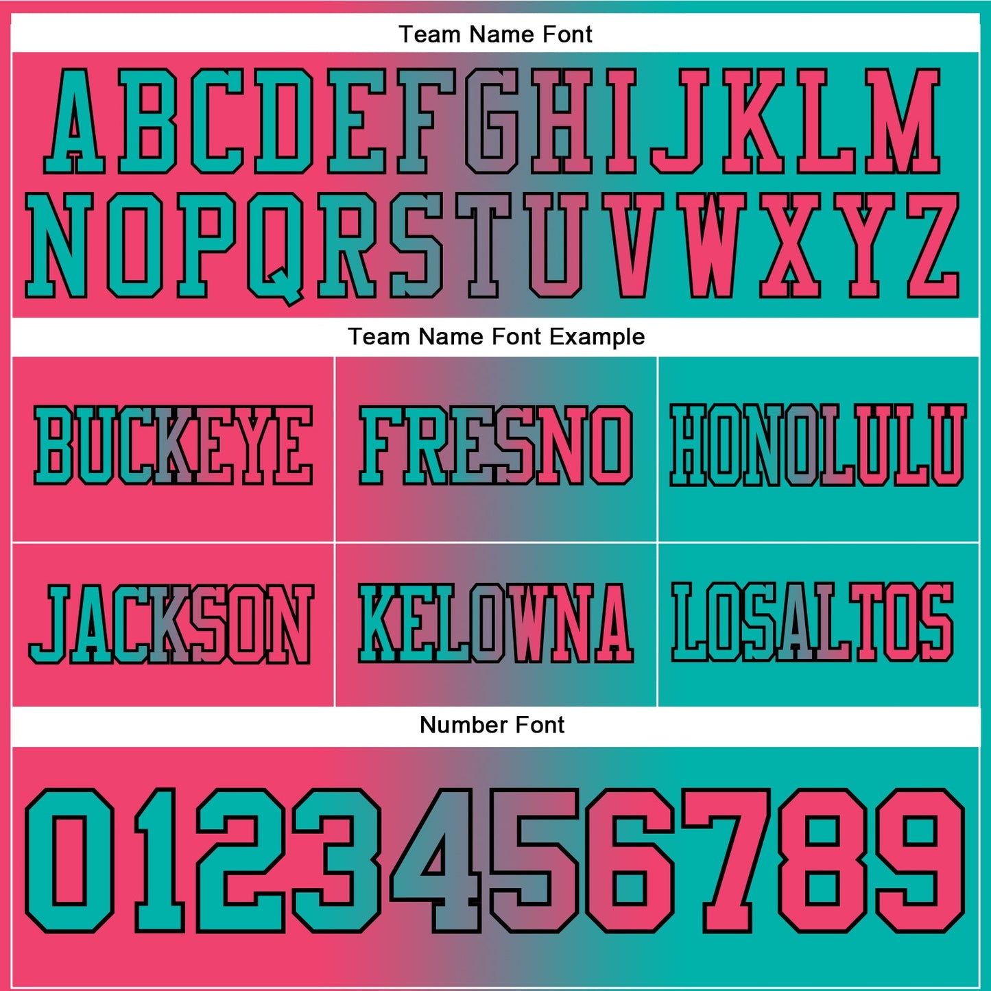 Custom Aqua Neon Pink-Black Authentic Gradient Fashion Football Jersey