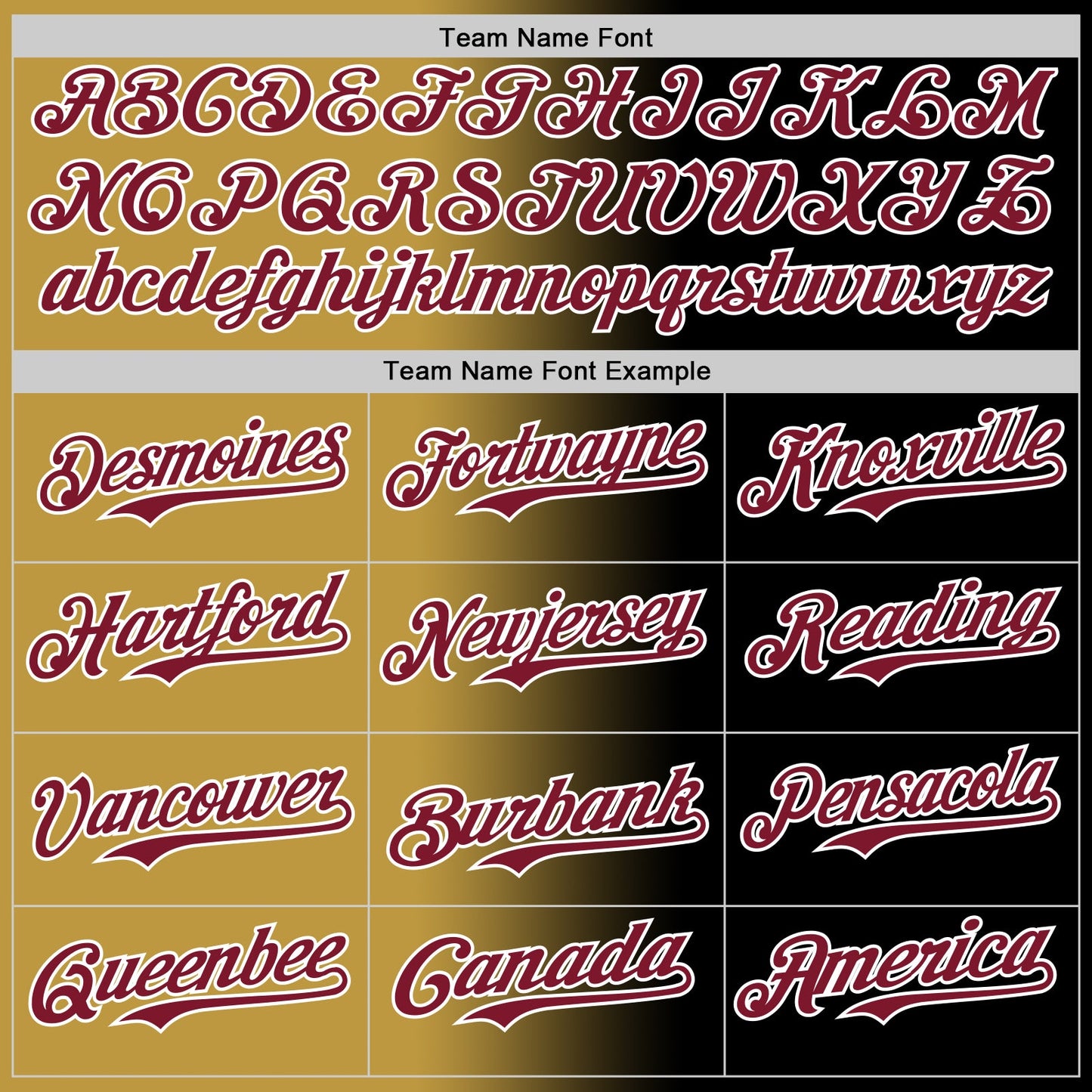 Custom Black Crimson Old Gold-White Authentic Gradient Fashion Baseball Jersey