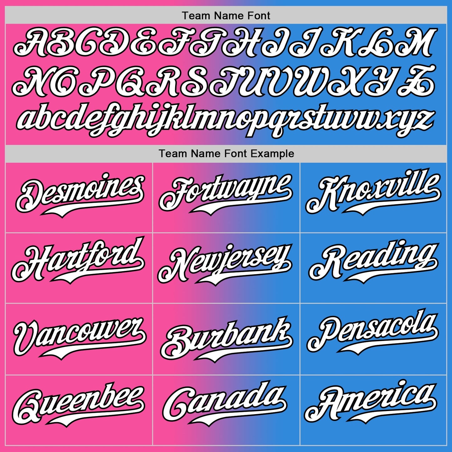 Custom Electric Blue White Pink-Black Authentic Gradient Fashion Baseball Jersey