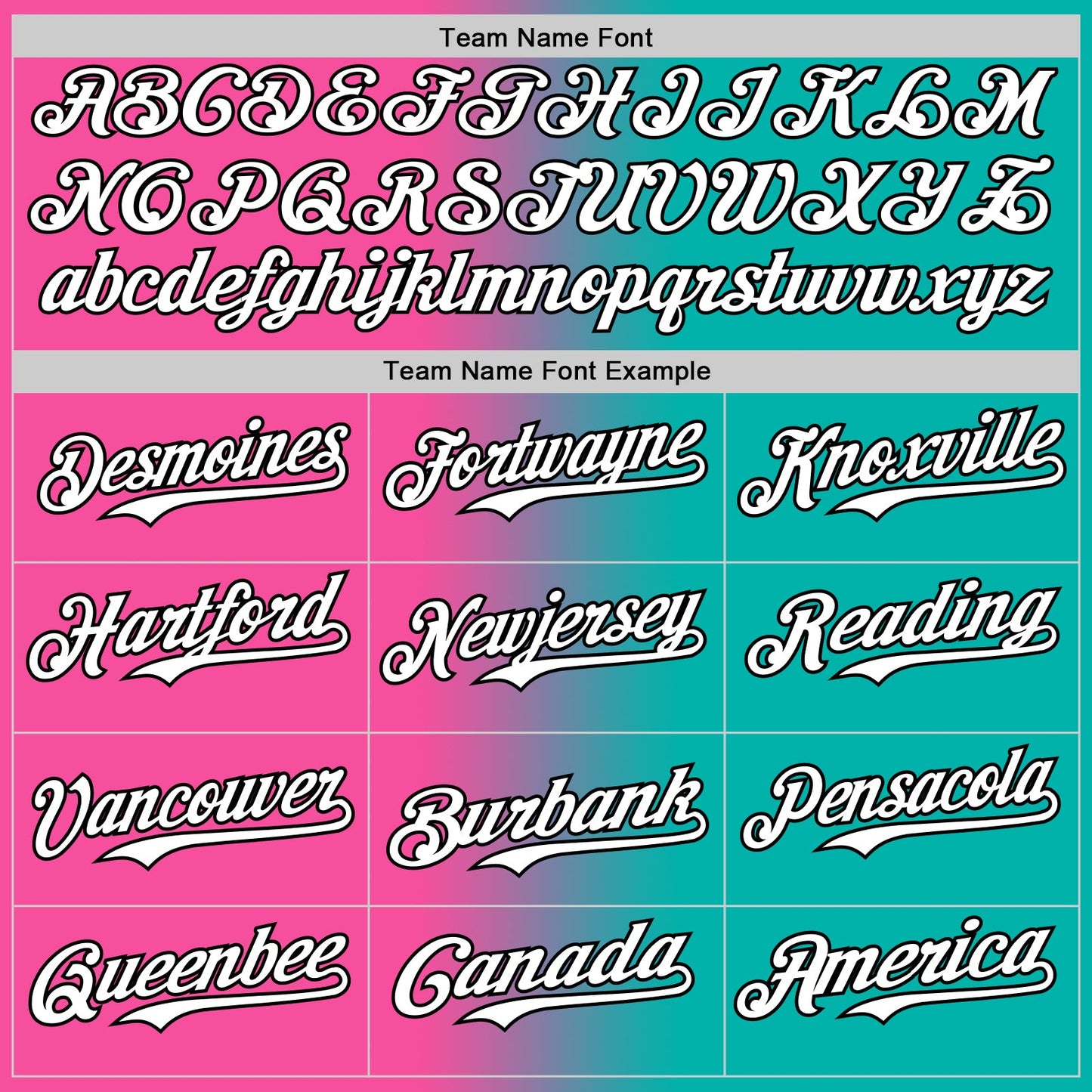 Custom Aqua White Pink-Black Authentic Gradient Fashion Baseball Jersey