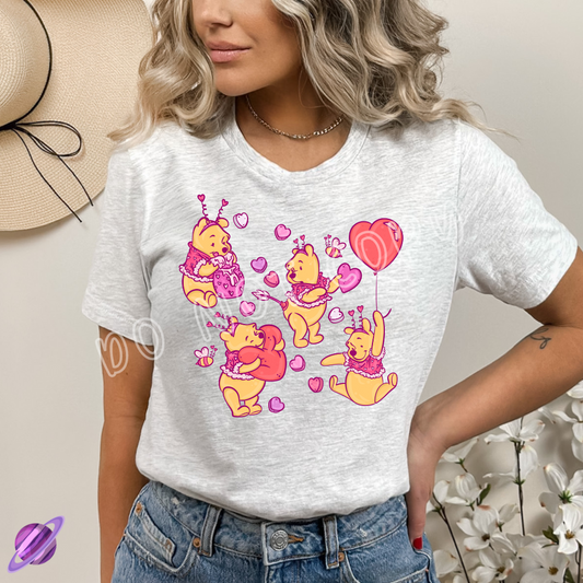 HUNNY LOVE - VALENTINE RUN 1-UNISEX TEE