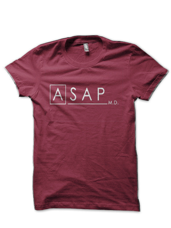 Dr House Maroon T-Shirt