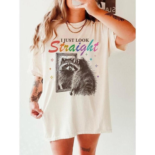 I just look straight | funny lgbt shirt | funny lesbian shirt | cool queer shirt | live laugh lesbian | bi pride shirt | pansexual | trans  T-shirt, sweater and Hoodie