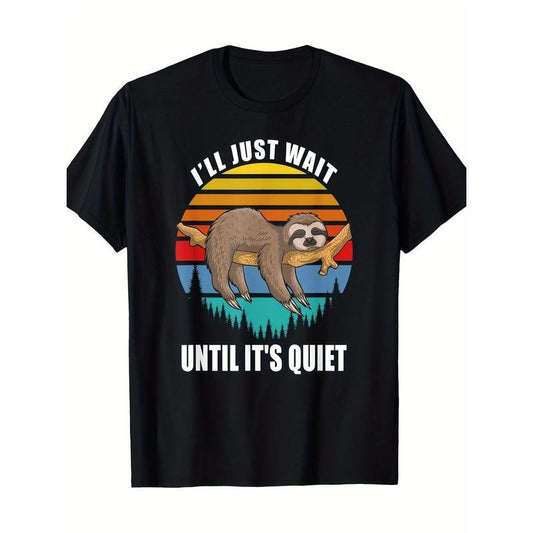 I just wait until it's quiet Teacher Lazy Halloween costume T-shirt -100% cotton Made in USA
