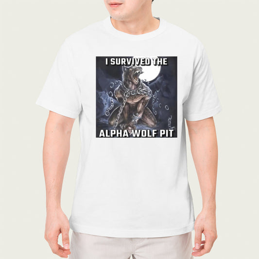 I survived the alpha wolf pit shirt