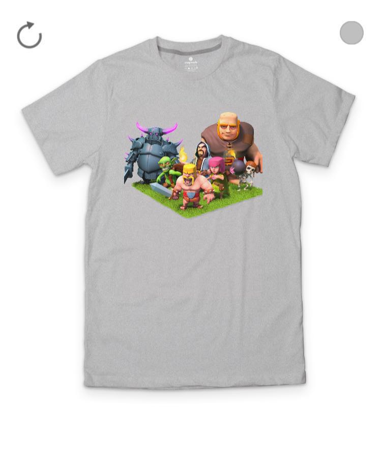 Clash Of Clan Grey Tee