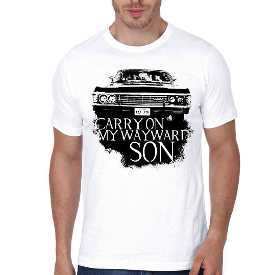 Carry On My Wayward Son White T-shirt