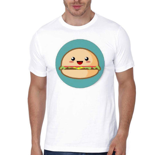 Burger White T-Shirt