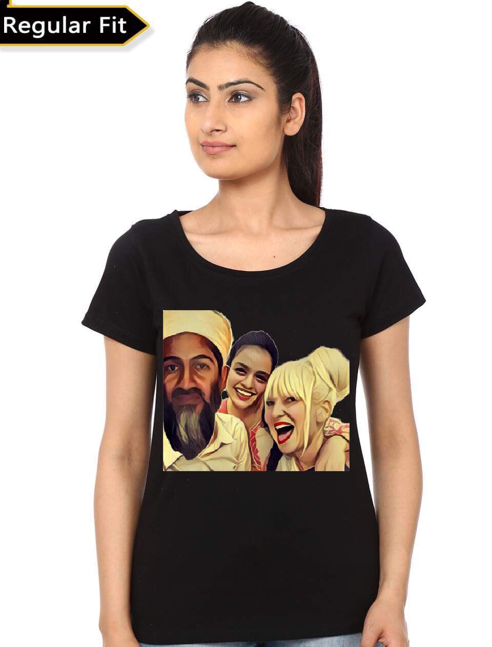 Bin Laden Custom Black Tee
