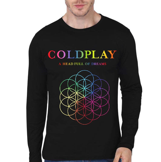 Coldplay Black Full Sleeve T-Shirt