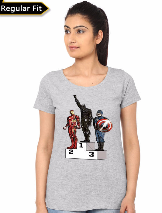 Civil War Girlâ€™s Grey T-Shirt