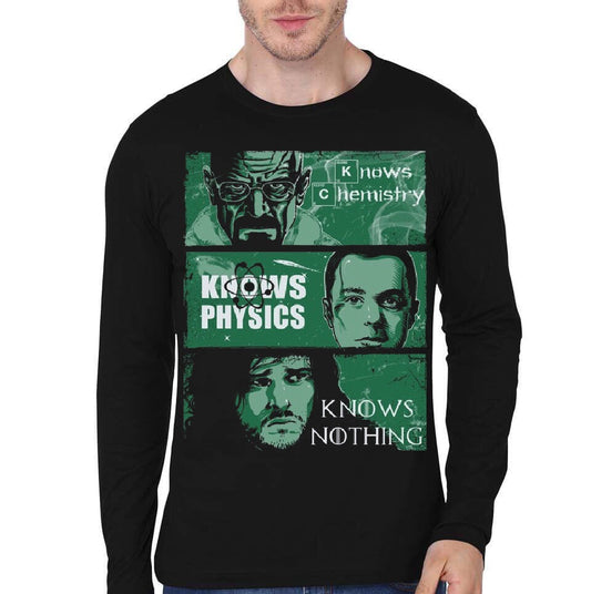 Game Of Bad Theory Black Full Sleeve T-Shirt