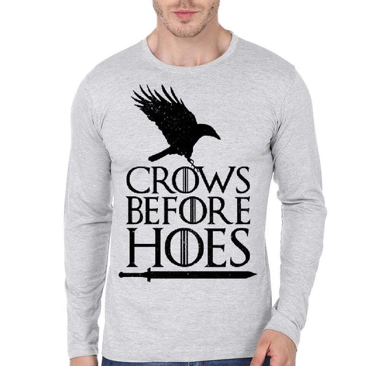Crows Before Hoes Full Sleeve T-Shirt