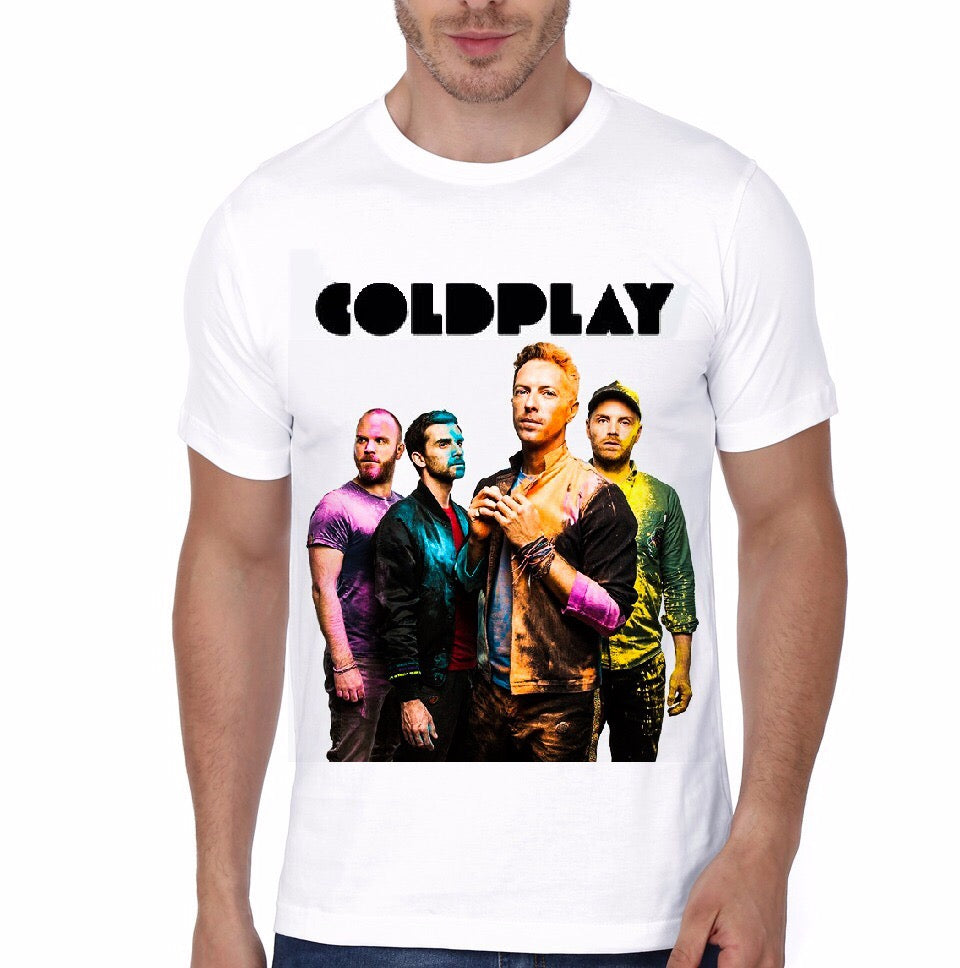 Coldplay White T-Shirt Style001