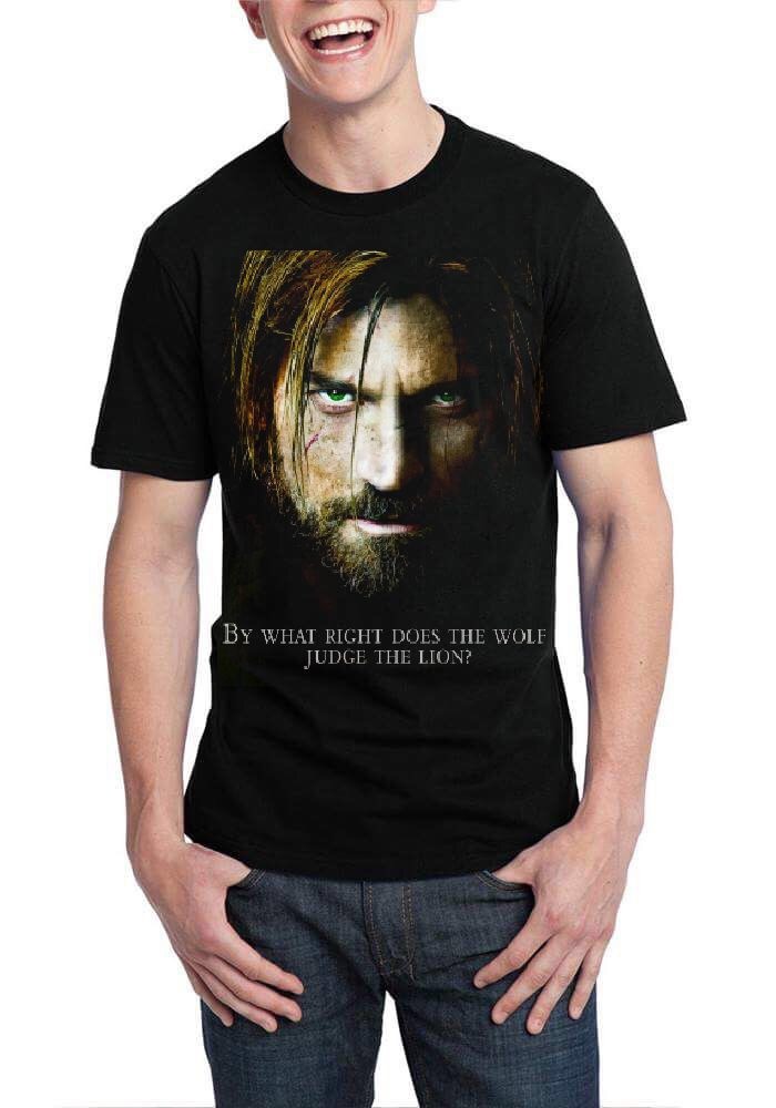 Jaime Lannister Black T-Shirt Style001