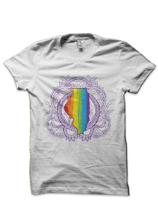 Illinois Mandala Pride T-Shirt