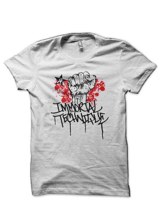 Immortal Technique White T-Shirt Style005