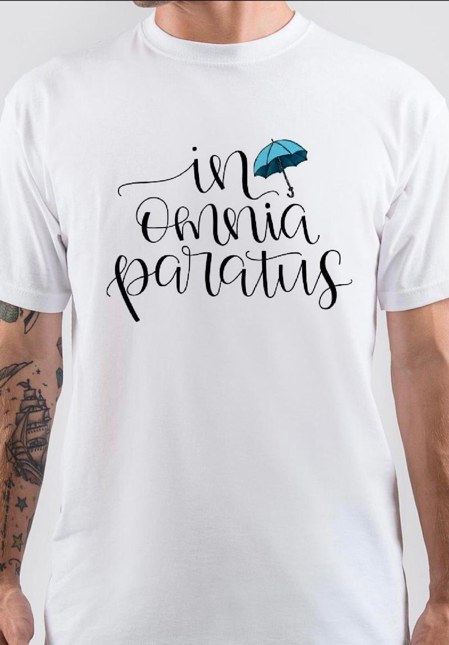 In Omnia Paratus White T-Shirt