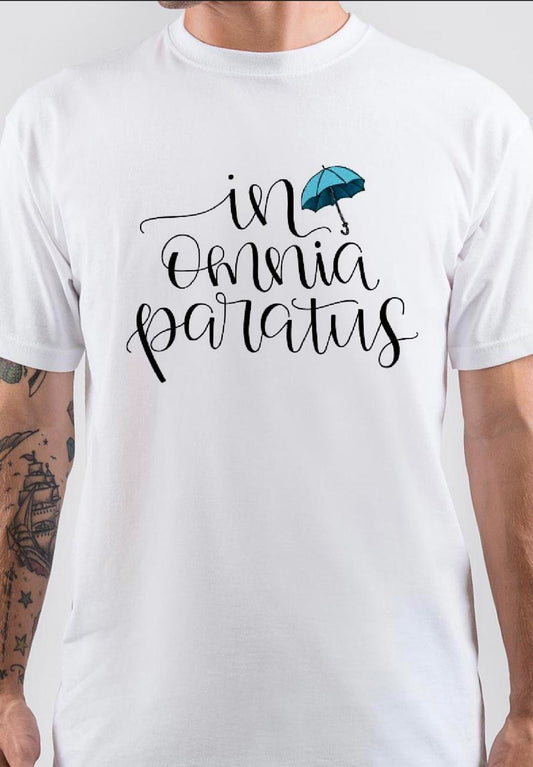 In Omnia Paratus White T-Shirt