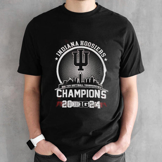 Indiana Hoosiers Champions Big Ten Softball Tournament 2024 shirt