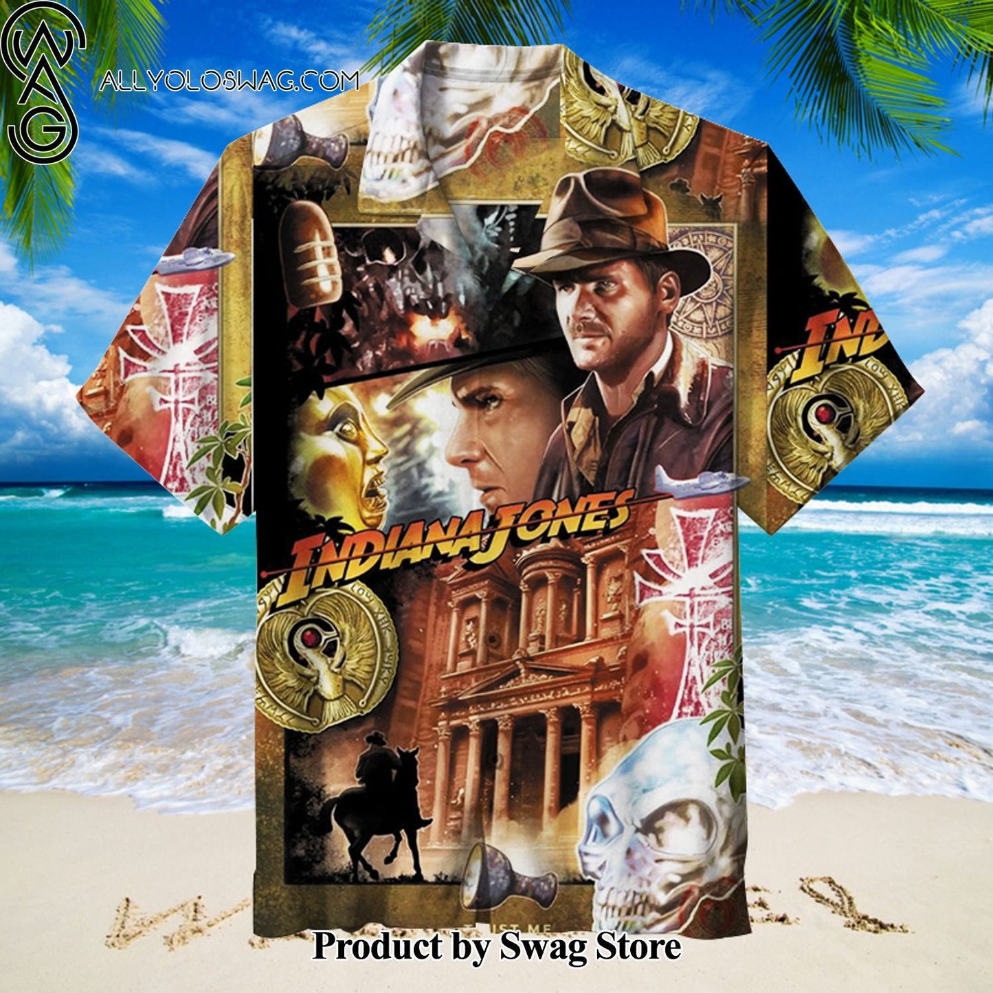 Indiana Jones Birthday Bash Hawaiian Shirt