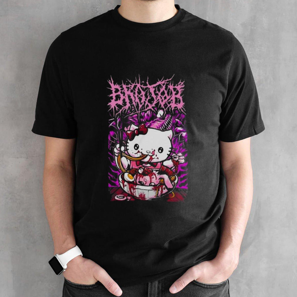 Indie Hello Kitty Brojob Ramen Deathcore Bundle T-shirt
