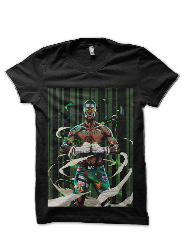 Israel Adesanya Black T-Shirt Style007