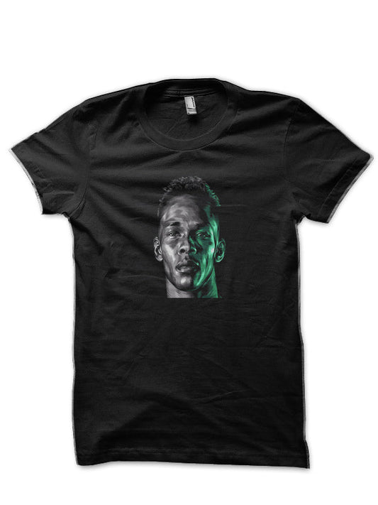 Israel Adesanya Black T-Shirt Style006